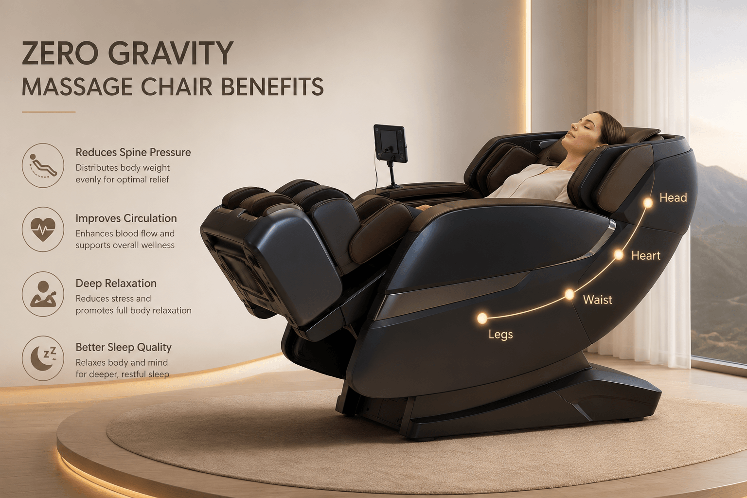 7 Zero Gravity Massage Chair Benefits