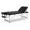 Nourest three foldable professional massage table featuring adjustable height massage table with aluminum frame.