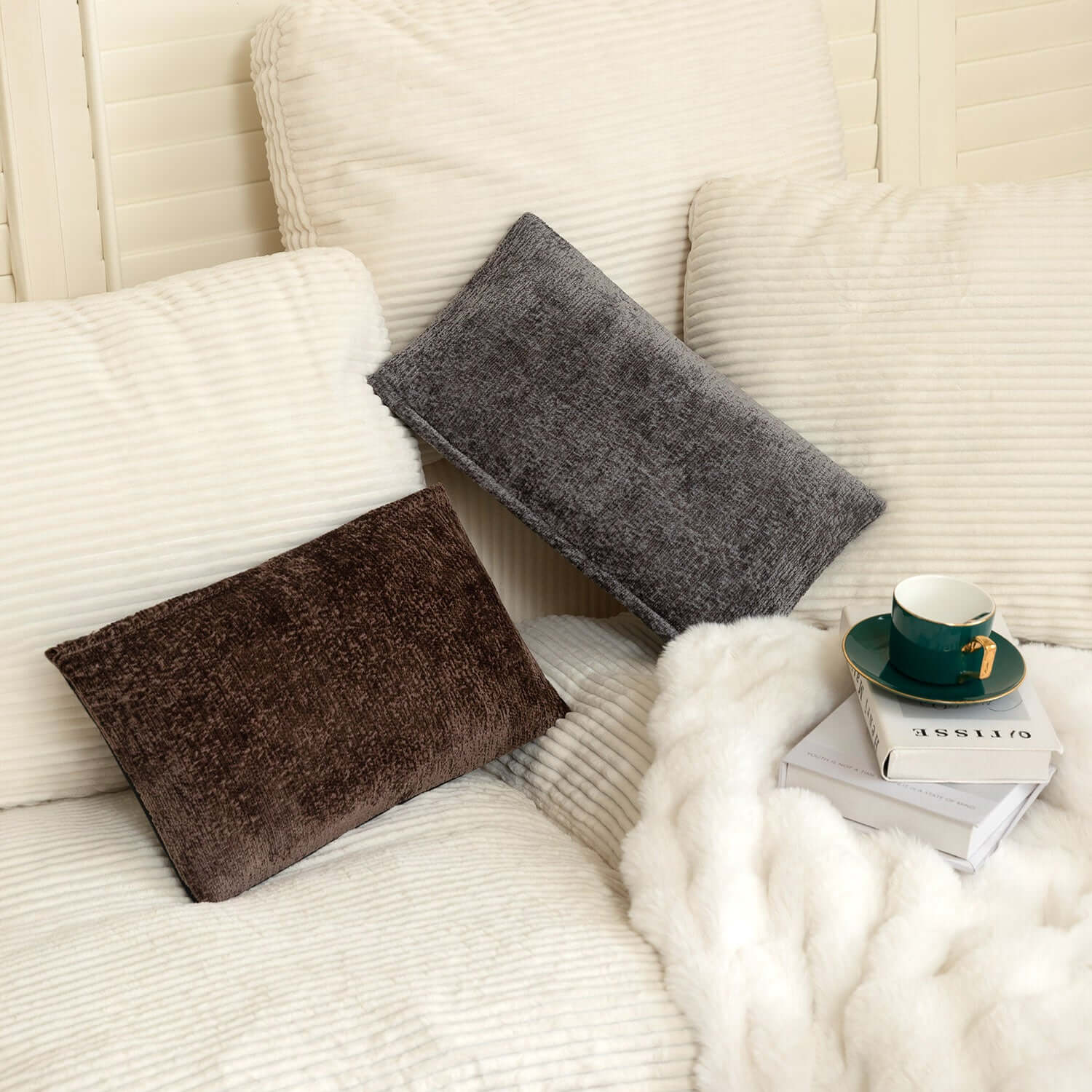 Nourest S1 Massage Pillow With Wireless Hot Compress Kneading Heat for Body Waist Neck Foot