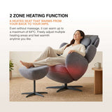 Nourest Orion Pro recliner massage chair featuring a 2 zone heating function for warmth on the back and hips.