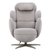 Nourest Orion Pro Recliner Massage Chair in light gray, featuring a modern ergonomic design for relaxation.