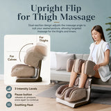Nourest VibeX Full-Leg Massager with Ankle Stretch, Heat & Air Compression