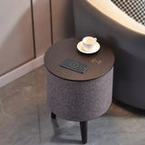 Nourest 3-in-1 Wireless Charging Side Table with Bluetooth Speaker