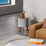 Nourest 3-in-1 Wireless Charging Side Table with Bluetooth Speaker