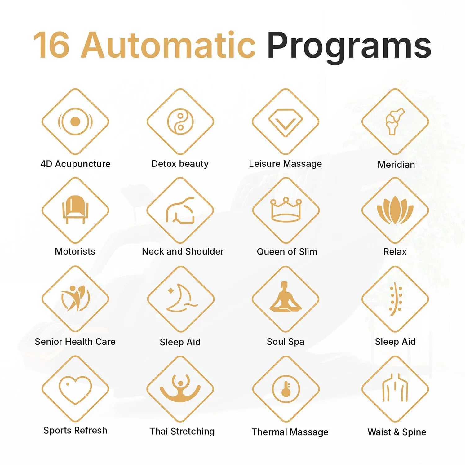 Nourest Lion 4D Luxury Full Body Massage Chair with Health Detection-Black