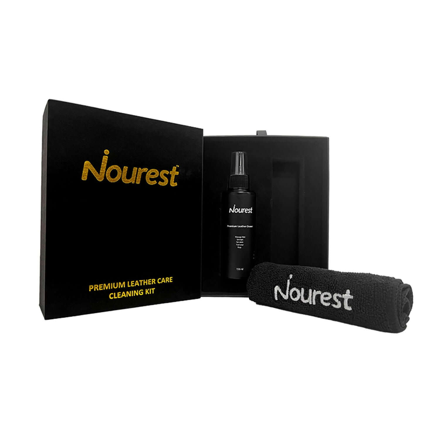Nourest 3-In-1 Premium Leather Care Cleaning Kit with Fragnance 150ml