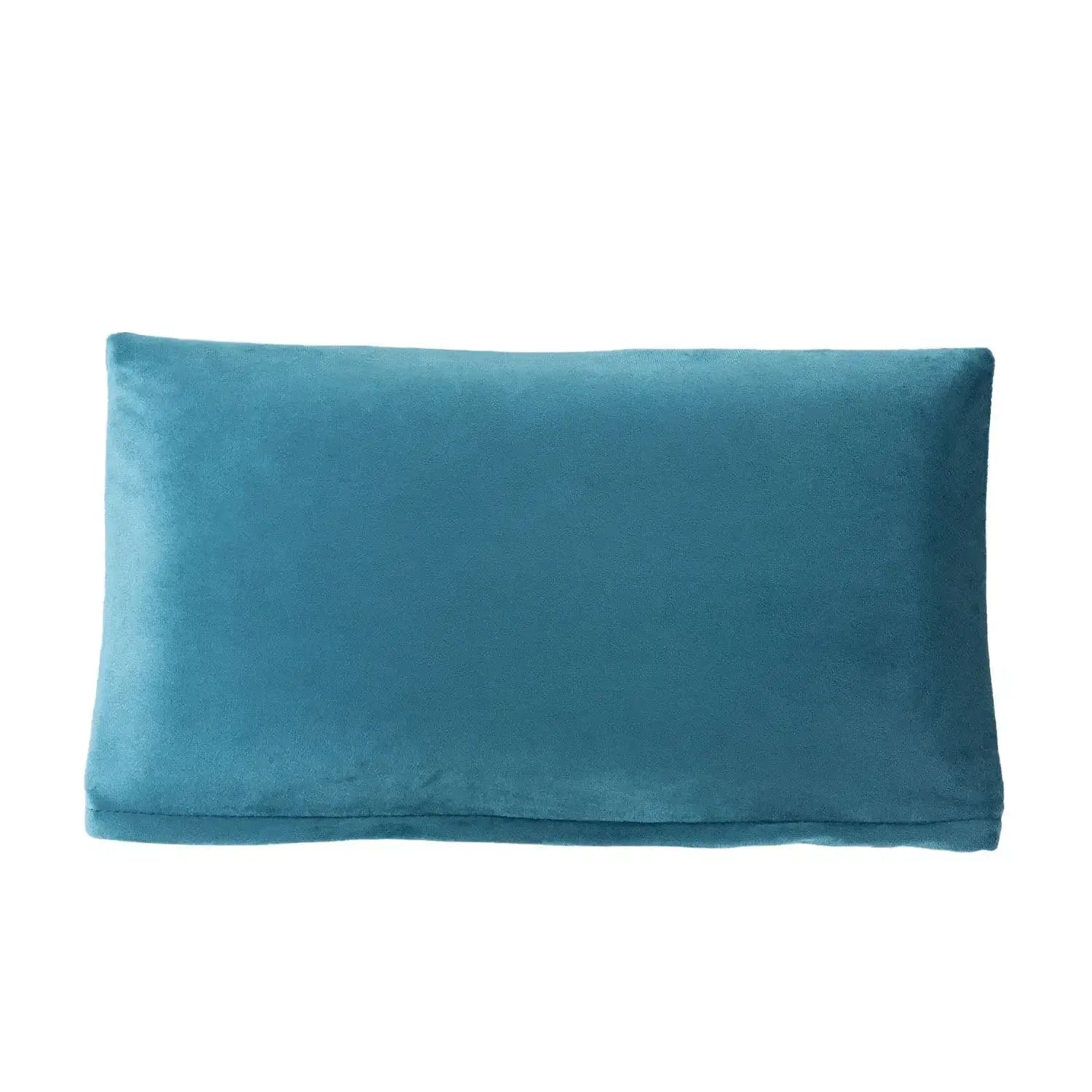 Nourest S1 wireless hot compress massage pillow in teal, perfect for relaxation and comfort.