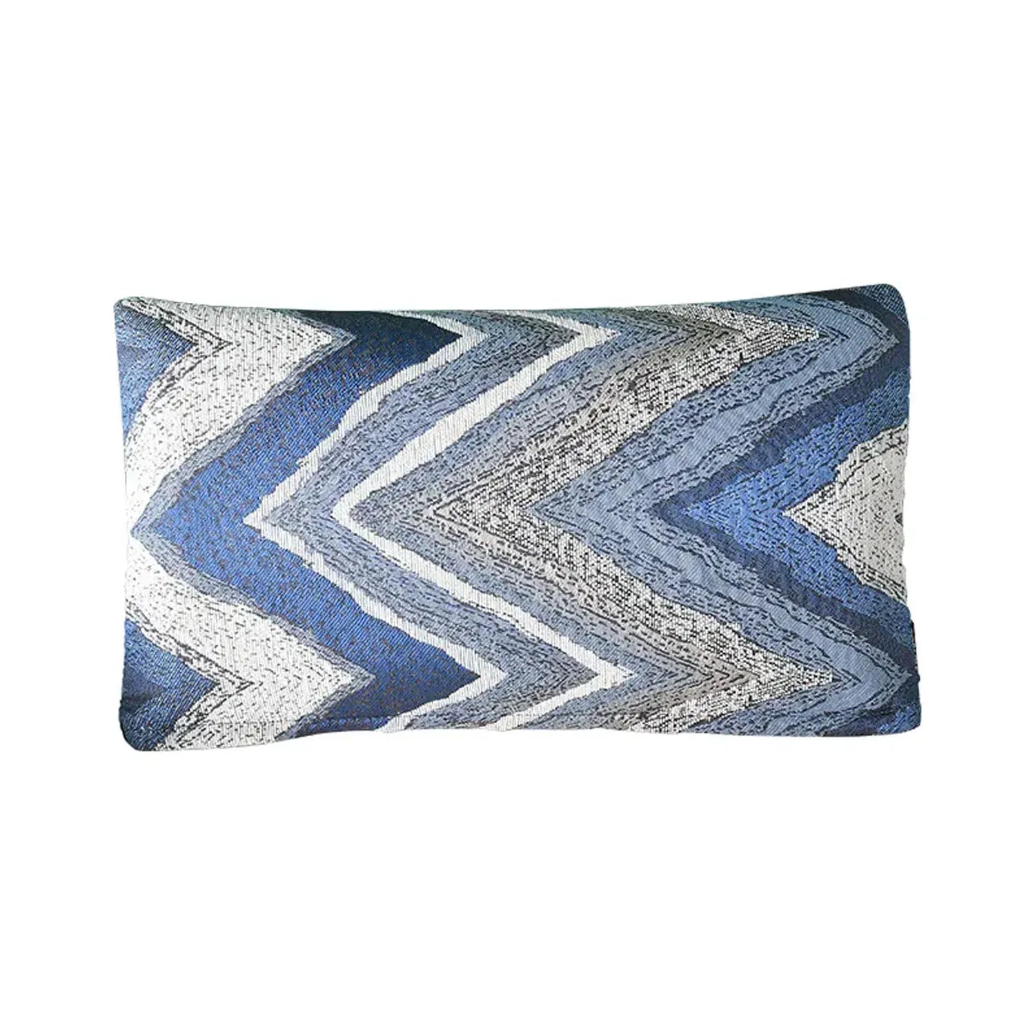 Nourest S1 massage pillow with wireless hot compress for neck, waist, and foot relaxation, featuring a stylish chevron design.