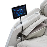 Stellar Massage Chair control panel displaying features and settings, showcasing luxury design and technology.