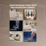 Nourest Titan AI massage chair with full body stretching features calf massage and automatic leg stretching.