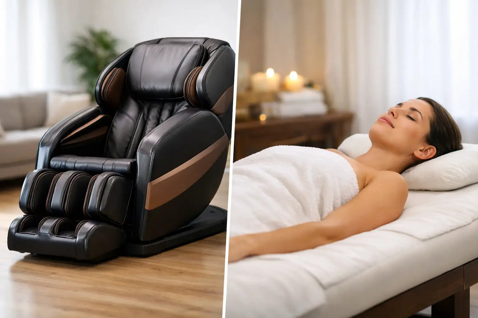 Massage Chair Versus Massage Bed