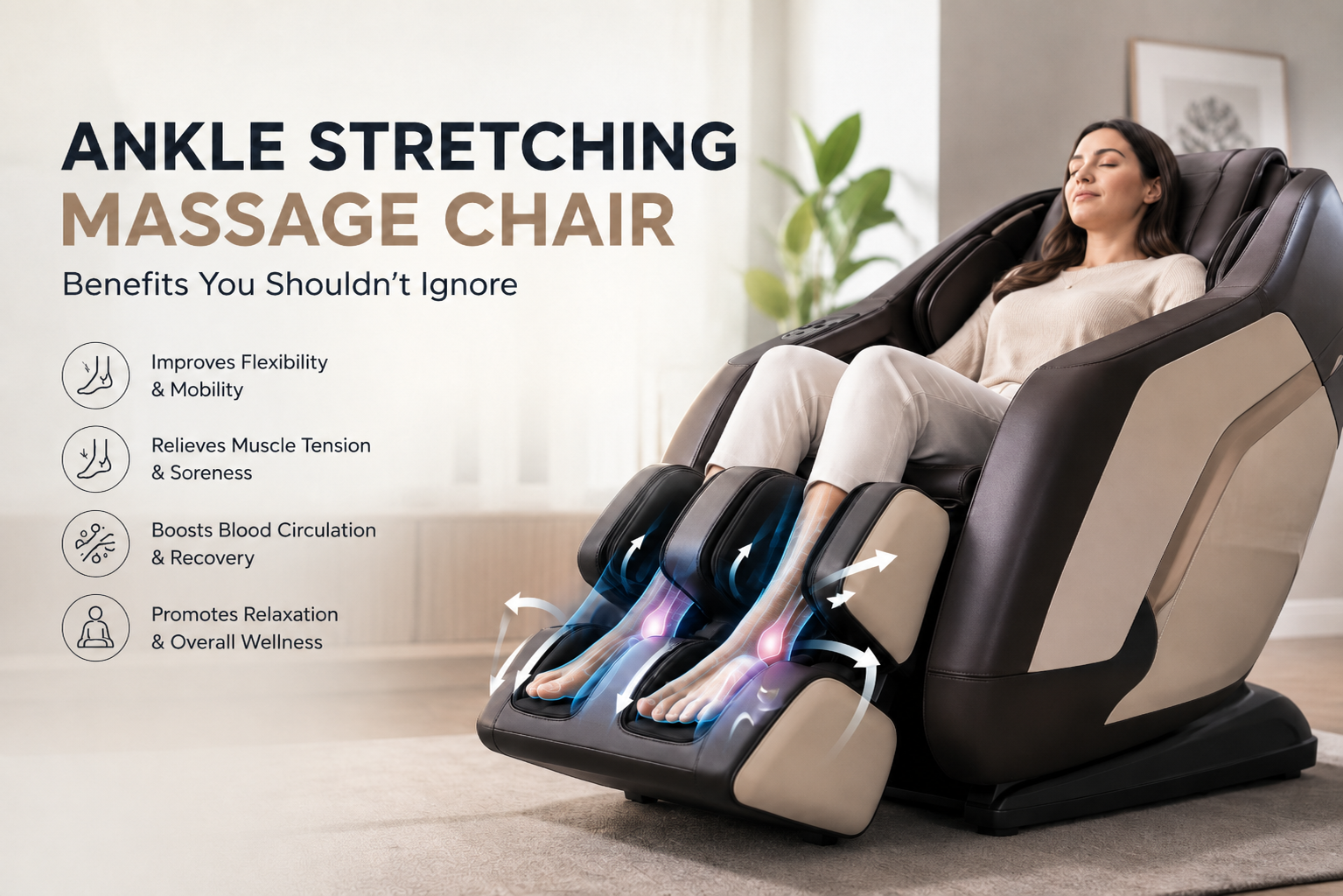 Ankle Stretching Massage Chair Benefits