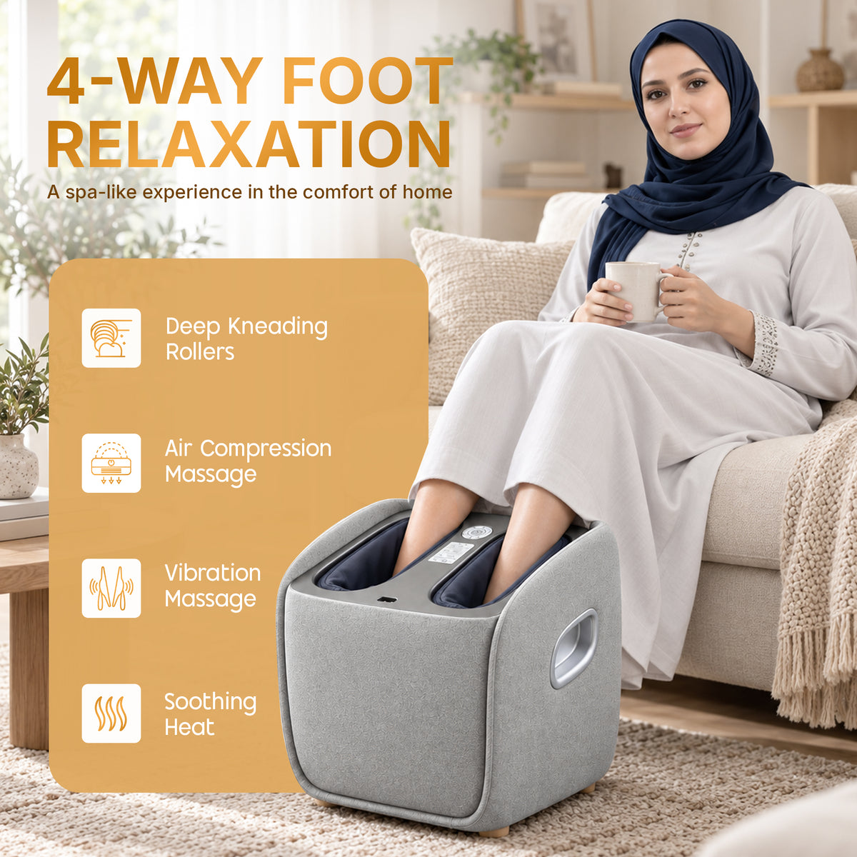 Nourest VibeX Full-Leg Massager with Back Massager