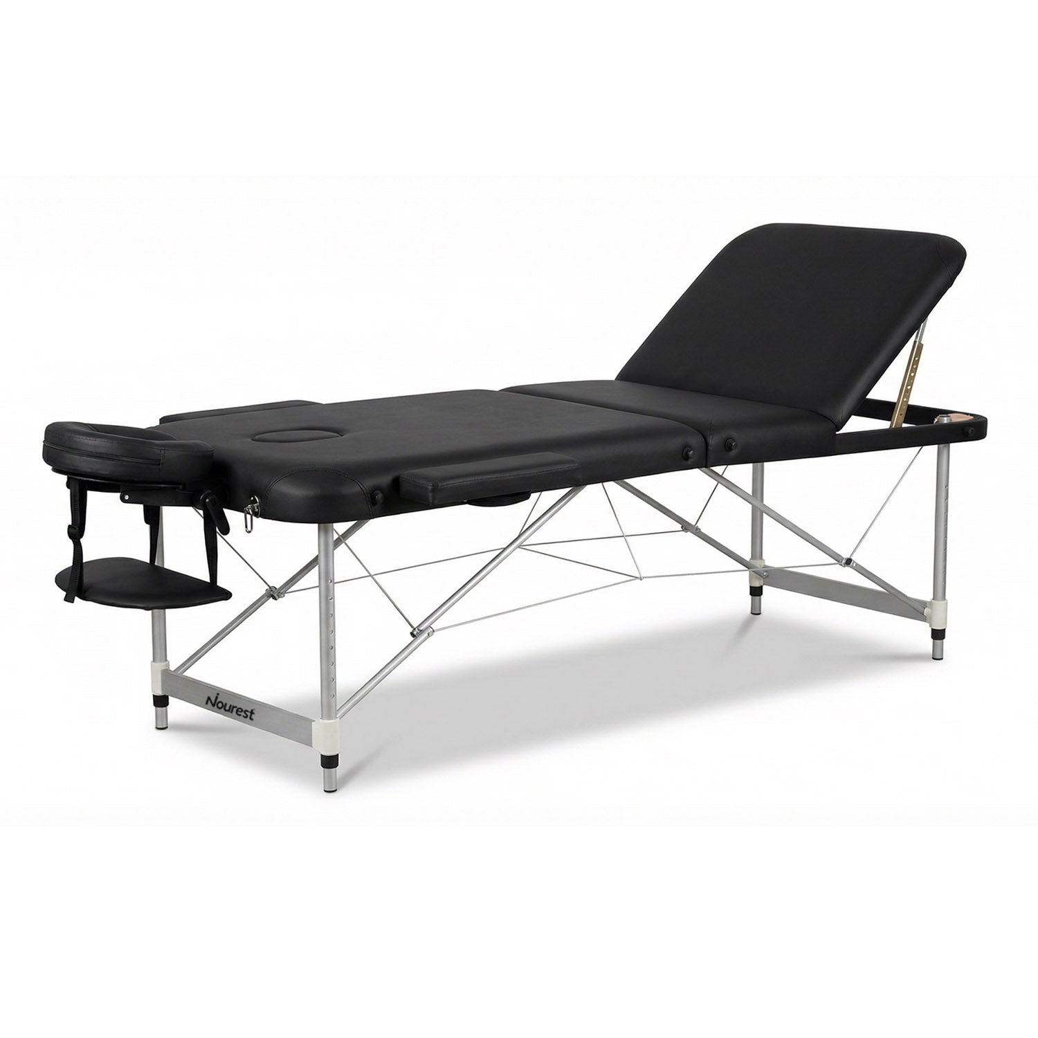 Nourest Three Foldable Professional Massage Table with Aluminum Frame