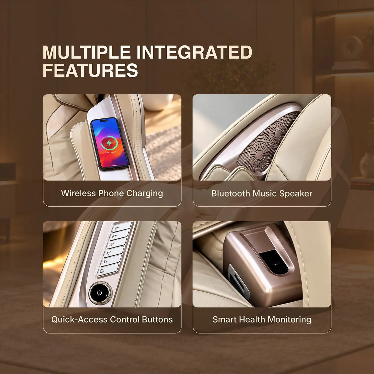 Nourest Vortex Smart Controls and Charging Features
