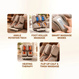 Nourest Zenso Full-Leg Massager with Ankle Stretch, Heat & Air Compression
