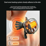 Nourest Neck Massager for Pain Relief Deep Tissue, Shiatsu Massage Pillow with Heat