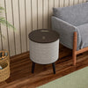 Nourest 3-in-1 Wireless Charging Side Table with Portable Bluetooth Speaker Table