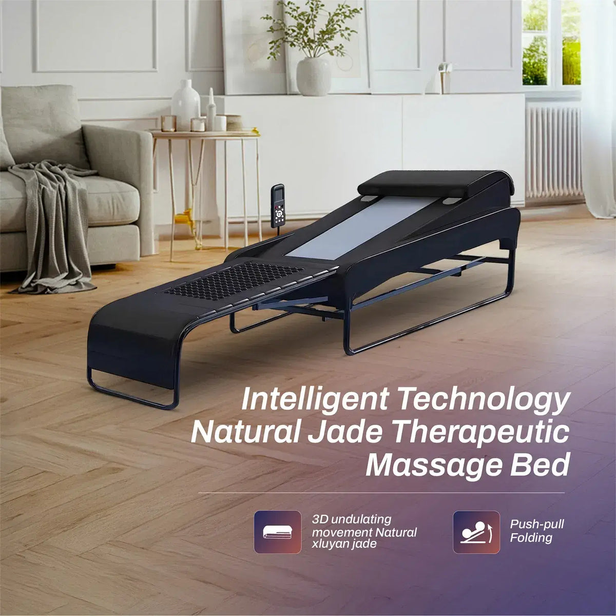 Nourest M4 intelligent jade massage bed controls