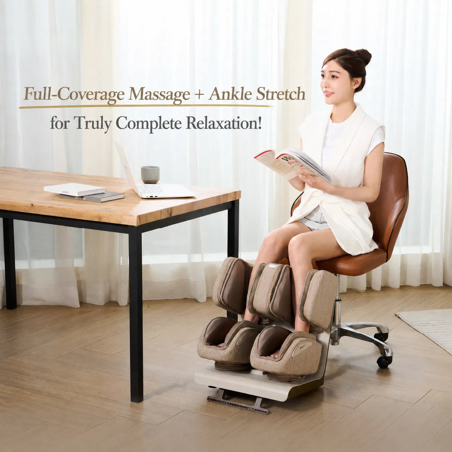Integrated control panel on the Nourest zenso leg massager