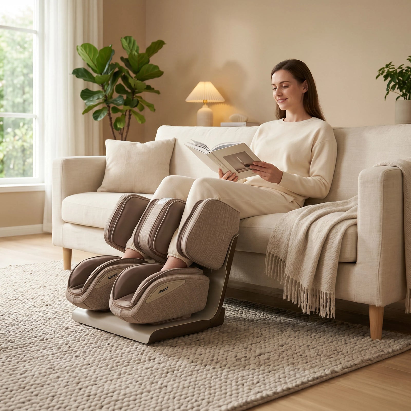 Nourest zenso full leg massager dimensions and product measurements