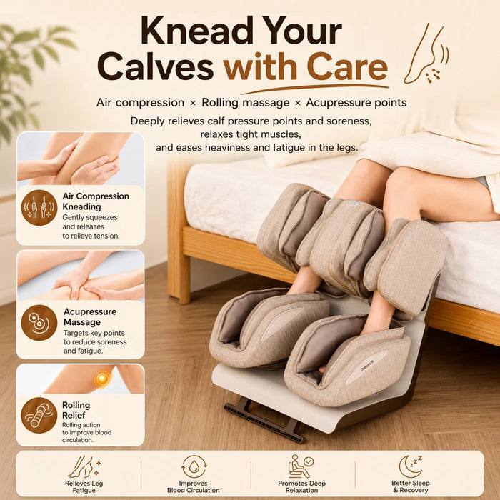 Spiral sole kneading mechanism inside the Nourest zenso massager